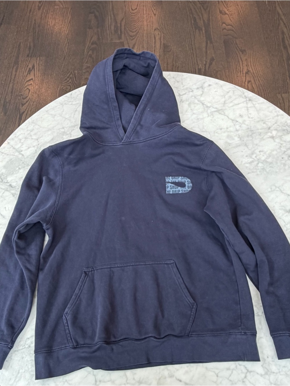 Men's Navy Pullover Hoodie